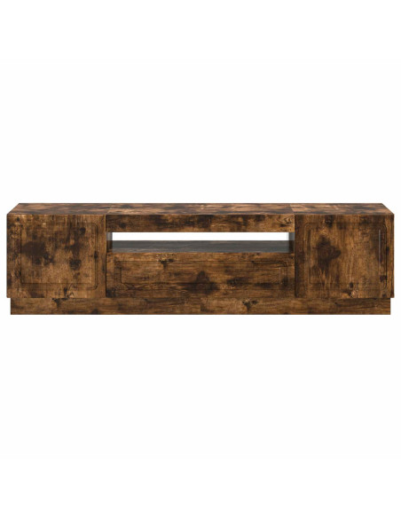 Mobile TV LED Rovere Fumo Legno ingegnerizzato