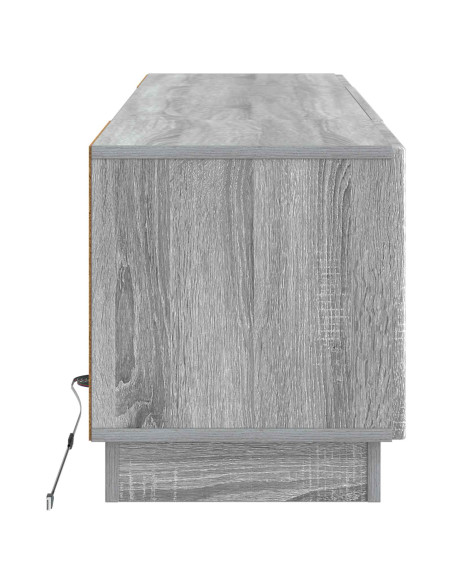 Mobile TV LED Sonoma grigio Legno ingegnerizzato