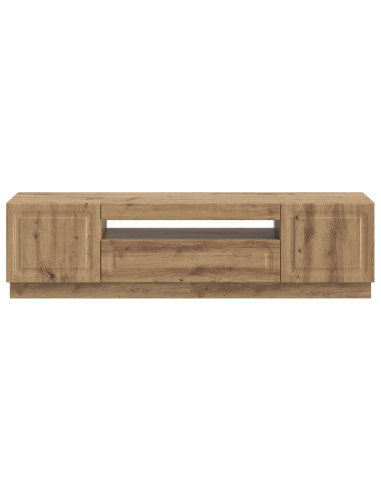 Mobile TV LED Rovere Artigianale Legno ingegnerizzato