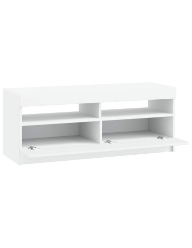 Mobile TV LED Bianco Legno ingegnerizzato