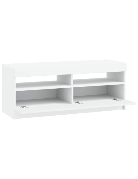 Mobile TV LED Bianco Legno ingegnerizzato