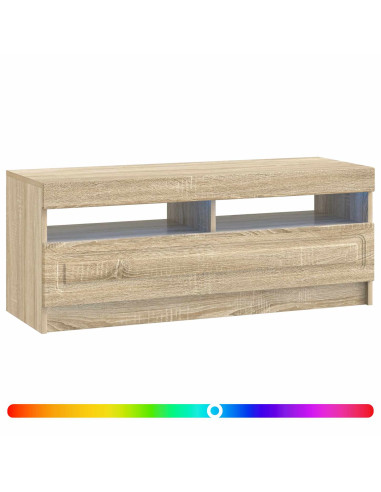 Mobile TV LED Rovere Sonoma Legno ingegnerizzato