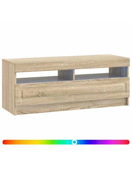 Mobile TV LED Rovere Sonoma Legno ingegnerizzato