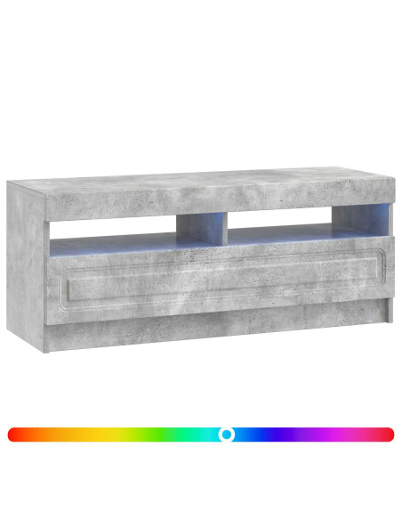 Mobile TV LED Grigio Cemento Legno ingegnerizzato