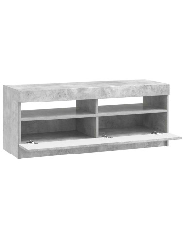 Mobile TV LED Grigio Cemento Legno ingegnerizzato
