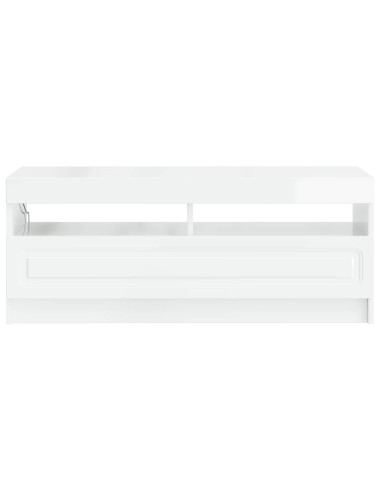 Mobile TV LED Bianco Lucido Legno ingegnerizzato