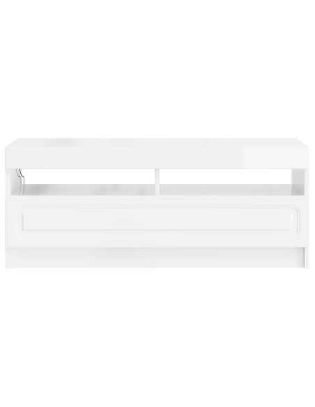 Mobile TV LED Bianco Lucido Legno ingegnerizzato