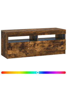 Mobile TV LED Rovere Fumo Legno ingegnerizzato 2