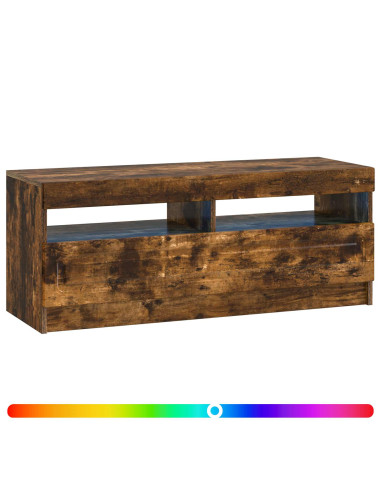 Mobile TV LED Rovere Fumo Legno ingegnerizzato