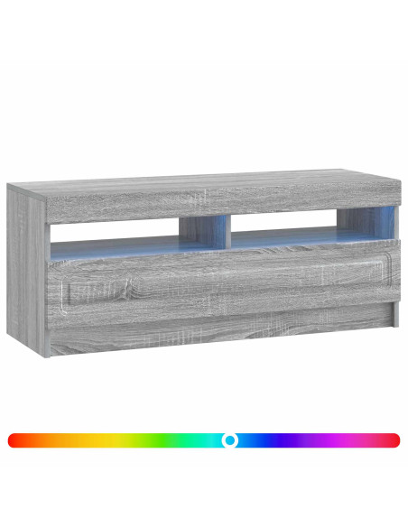 Mobile TV LED Sonoma grigio Legno ingegnerizzato