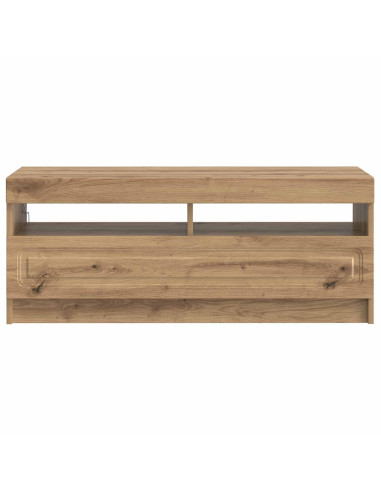 Mobile TV LED Rovere Artigianale Legno ingegnerizzato
