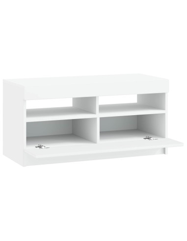 Mobile TV LED Bianco Legno ingegnerizzato