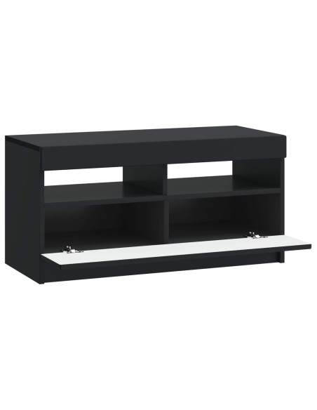 Mobile TV LED Nero Legno ingegnerizzato