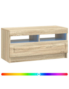 Mobile TV LED Rovere Sonoma Legno ingegnerizzato 2