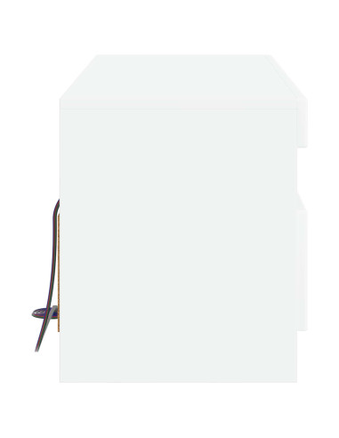 Mobile TV LED Bianco Lucido Legno ingegnerizzato