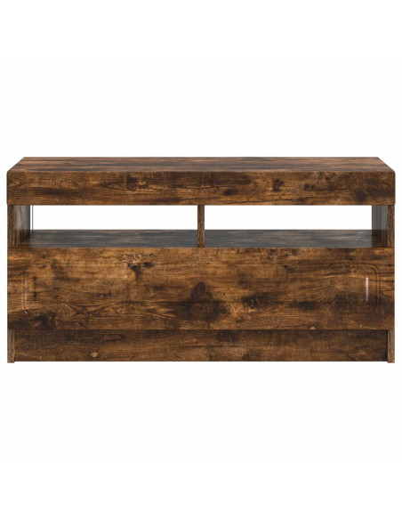 Mobile TV LED Rovere Fumo Legno ingegnerizzato