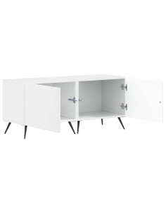 Mobile TV Bianco Lucido Legno ingegnerizzato 2