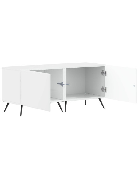 Mobile TV Bianco Lucido Legno ingegnerizzato