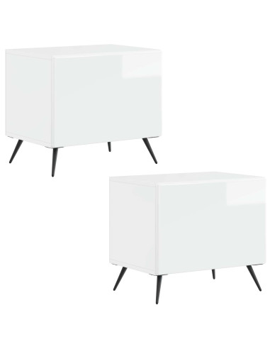 Mobile TV Bianco Lucido Legno ingegnerizzato