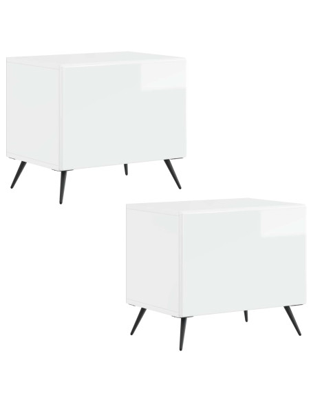 Mobile TV Bianco Lucido Legno ingegnerizzato