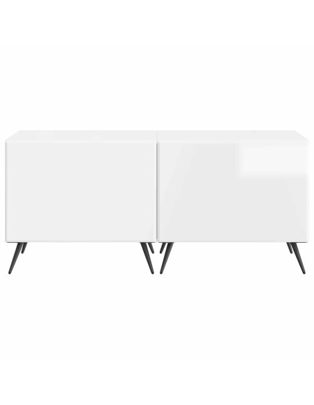 Mobile TV Bianco Lucido Legno ingegnerizzato
