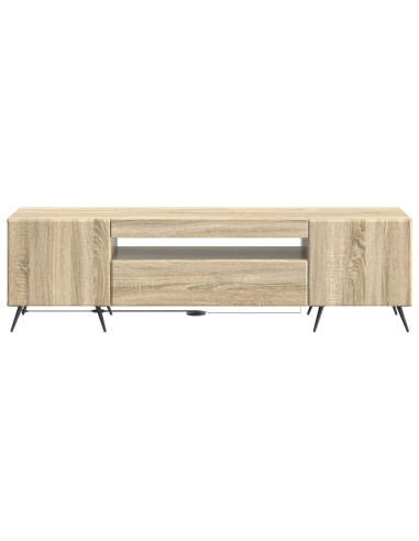Mobile TV LED Rovere Sonoma Legno ingegnerizzato