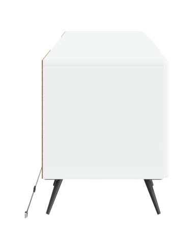 Mobile TV LED Bianco Lucido Legno ingegnerizzato