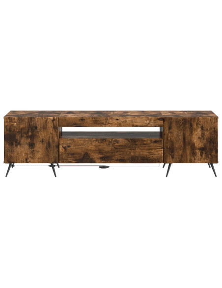 Mobile TV LED Rovere Fumo Legno ingegnerizzato