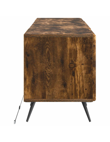 Mobile TV LED Rovere Fumo Legno ingegnerizzato