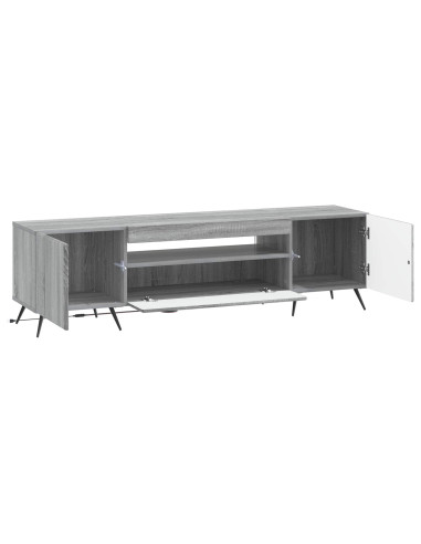 Mobile TV LED Sonoma grigio Legno ingegnerizzato