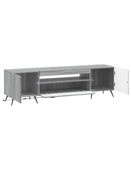 Mobile TV LED Sonoma grigio Legno ingegnerizzato