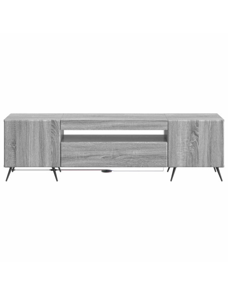 Mobile TV LED Sonoma grigio Legno ingegnerizzato