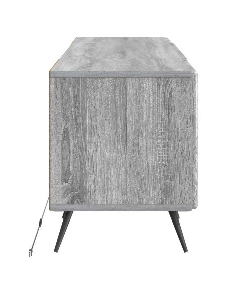 Mobile TV LED Sonoma grigio Legno ingegnerizzato