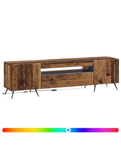 Mobile TV LED Legno antico Legno ingegnerizzato 2
