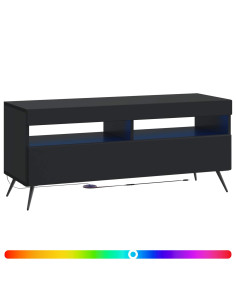 Mobile TV LED Nero Legno ingegnerizzato 2