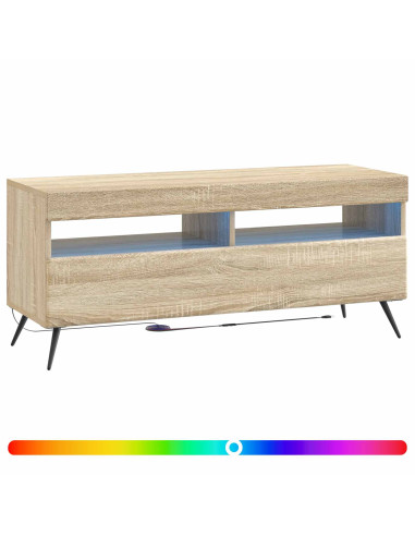 Mobile TV LED Rovere Sonoma Legno ingegnerizzato