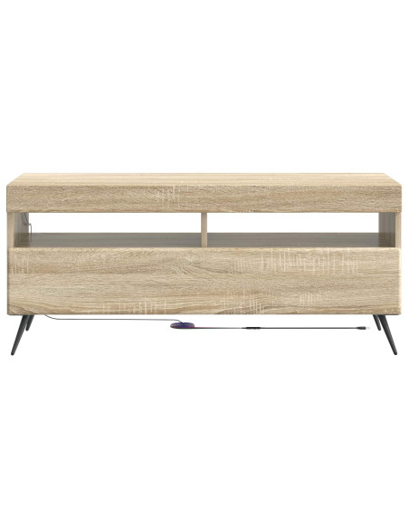 Mobile TV LED Rovere Sonoma Legno ingegnerizzato