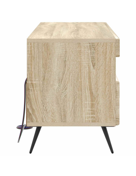Mobile TV LED Rovere Sonoma Legno ingegnerizzato