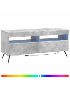 Mobile TV LED Grigio Cemento Legno ingegnerizzato 2