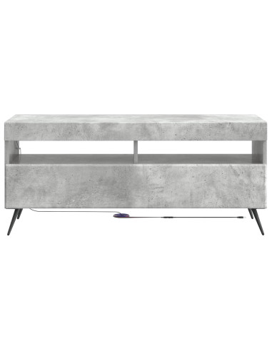 Mobile TV LED Grigio Cemento Legno ingegnerizzato