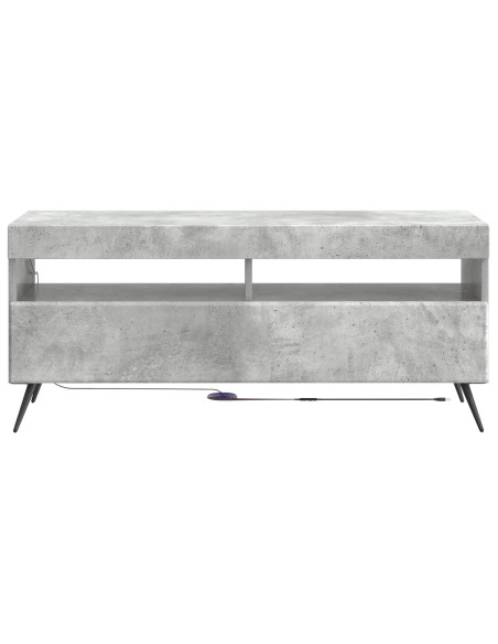 Mobile TV LED Grigio Cemento Legno ingegnerizzato