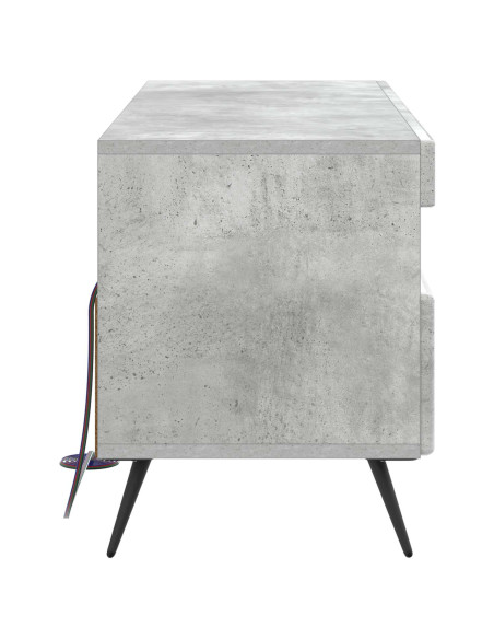 Mobile TV LED Grigio Cemento Legno ingegnerizzato