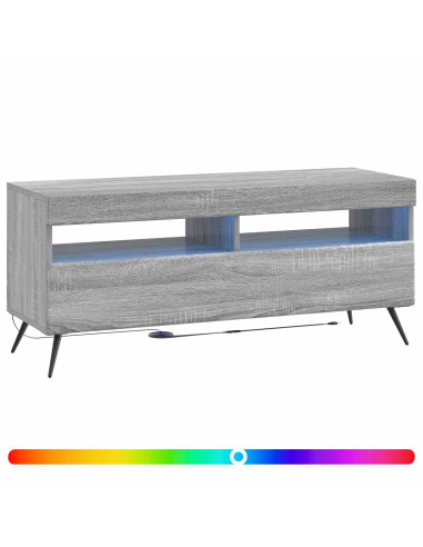 Mobile TV LED Sonoma grigio Legno ingegnerizzato