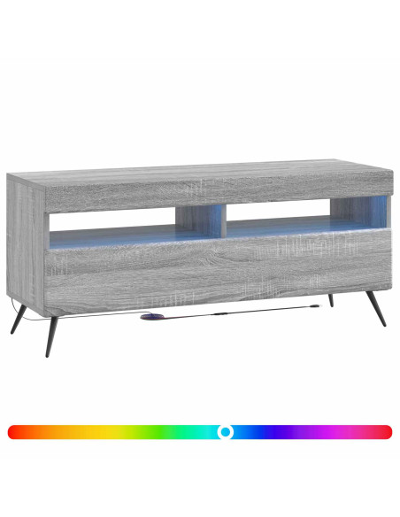 Mobile TV LED Sonoma grigio Legno ingegnerizzato