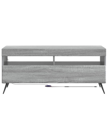 Mobile TV LED Sonoma grigio Legno ingegnerizzato