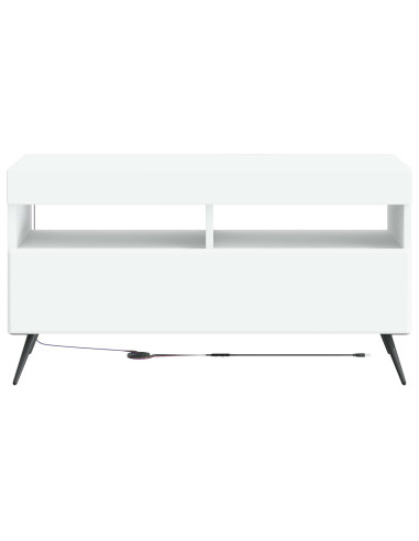 Mobile TV LED Bianco Legno ingegnerizzato