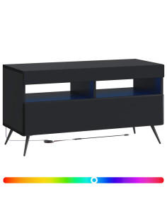 Mobile TV LED Nero Legno ingegnerizzato 2