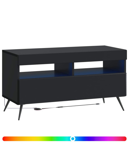 Mobile TV LED Nero Legno ingegnerizzato