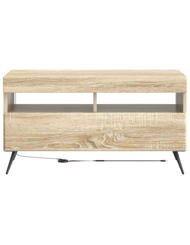 Mobile TV LED Rovere Sonoma Legno ingegnerizzato