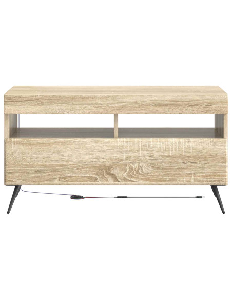 Mobile TV LED Rovere Sonoma Legno ingegnerizzato